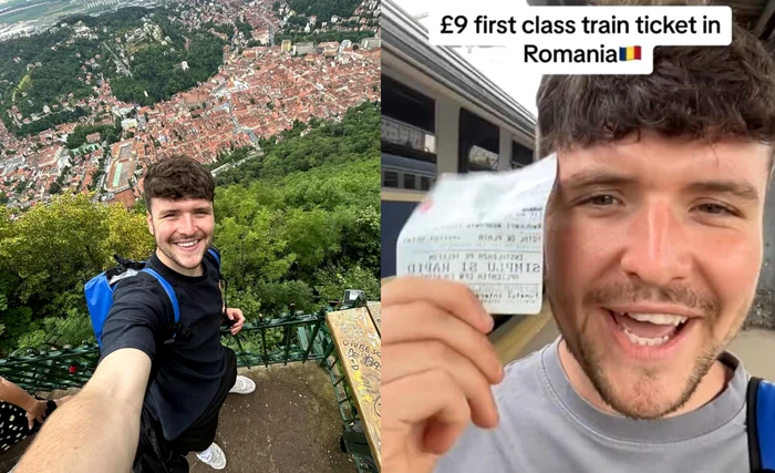 Reacţia unui turist britanic care a călătorit cu trenul spre Braşov / foto: arhiva Click!