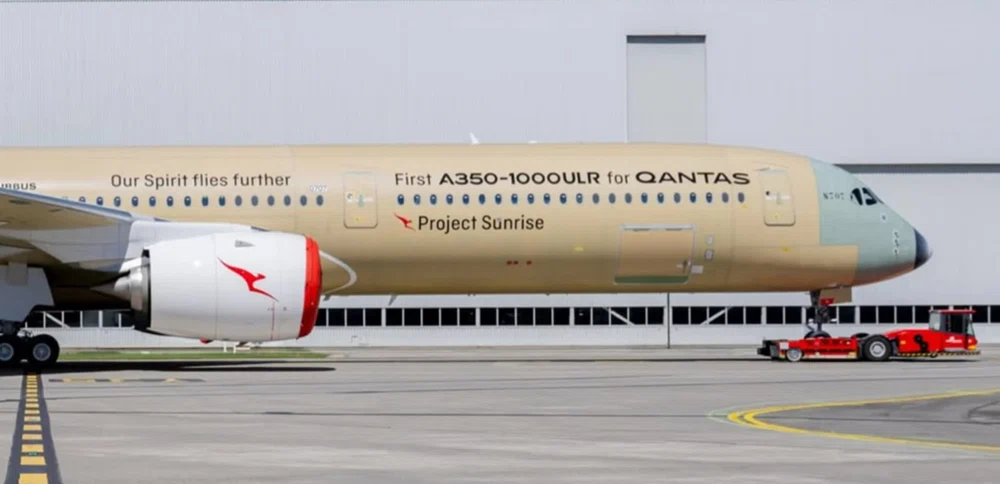 Zbor direct de aproape 17.000 km între Franța și Australia. Avionul testat de Qantas
