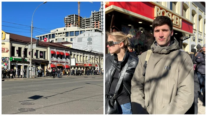 Cozi uriașe în fața magazinelor din Kiev. Rafturile sunt goale, iar ucrainienii sunt disperați