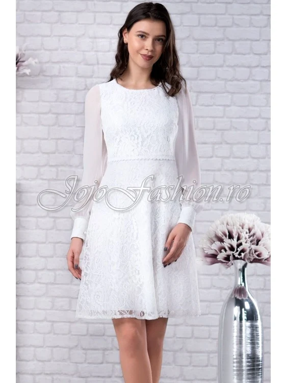 3 rochie stare civila midi in clos din dantela alba anelisse jpg jpeg
