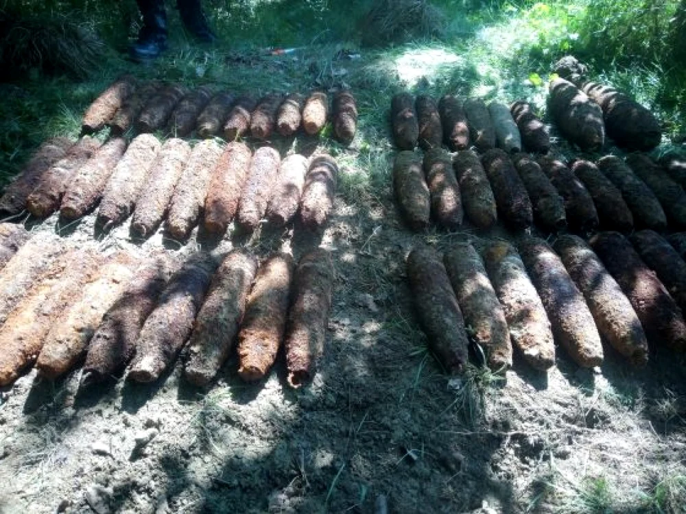 Bombele urmează să fie distruse în mod controlat FOTO ISU Neamţ