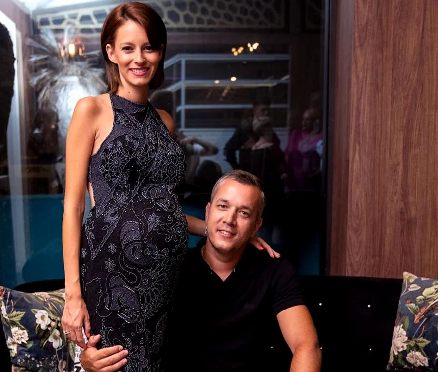 
    Aşa arăta Bianca Năstase înainte cu o lună să nască al doilea copil Foto: arhivă personală  