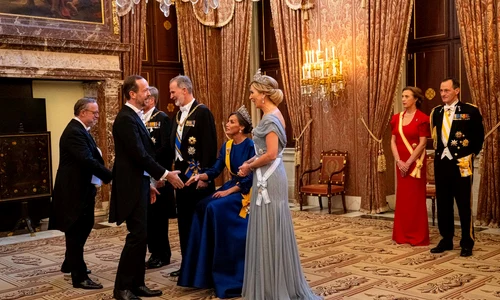 Regina Letizia la dineul regal de la Amsterdam profimedia 0865800243 jpg