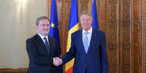 Klaus Iohannis si ministrul de Externe al Serbiei FOTO Presidency.ro