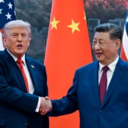 Trump, primit de Xi Jinping la Beijing FOTO AFP