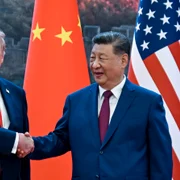 Trump, primit de Xi Jinping la Beijing FOTO AFP