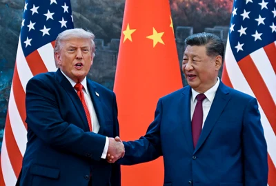 Trump, primit de Xi Jinping la Beijing FOTO AFP