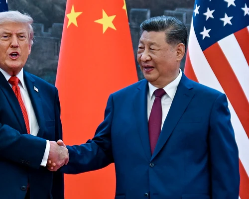 Trump, primit de Xi Jinping la Beijing FOTO AFP