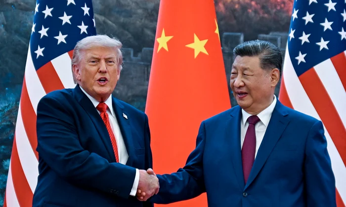 Trump, primit de Xi Jinping la Beijing FOTO AFP