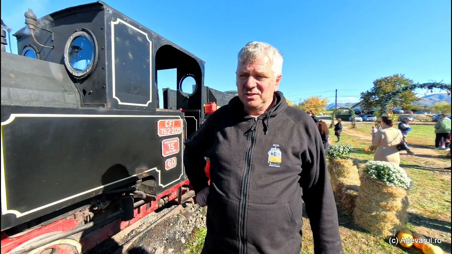 Ținutul cetăților dacice, trezit de șuierul mocăniței din 1917. Georg Hocevar a restaurat o bucată din calea ferată din munți