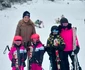 Valentina Pelinel, cu copiii la schi foto: Instagram