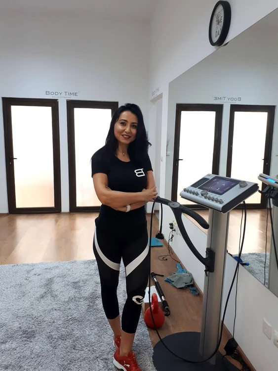 Teodora Mocanu este antrenoare fitness la Galați