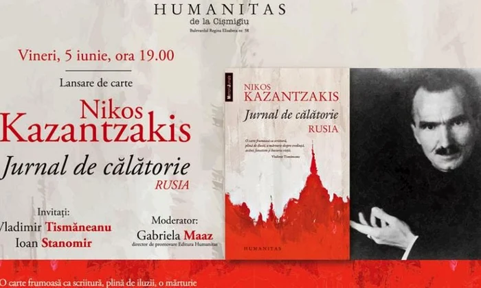 Lansare „Jurnal de călătorie în Rusia”, de Nikos Kazantzakis jpeg