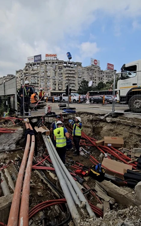 Se lucrează accelerat la Planşul Unirii. FOTO: Primăria Sectorului 4