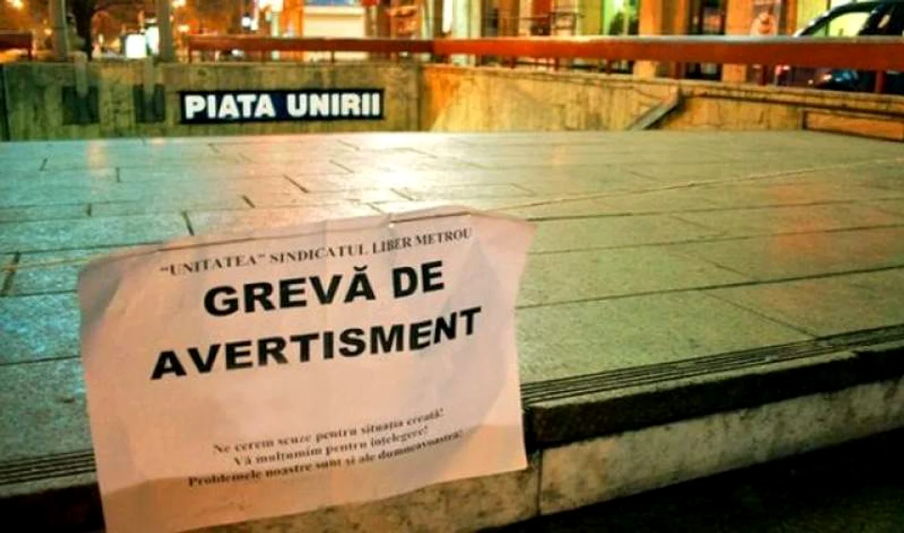 
    Angajații de la metrou intră joi dimineață în grevă de avertisment  