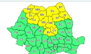 Va ploua pe arii extinse în nordul și centrul țării  Vor fi intensificări ale vântului, descărcări electrice și vijelii jpeg