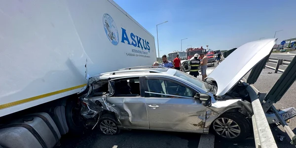 Accident pe A1 FOTO ISU Timiș