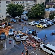 acoperis cazut targoviste FOTO stirilafixdb.ro