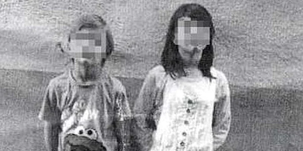 Cei doi copii români răpiţi şi aruncaţi în fântână Foto: ABC