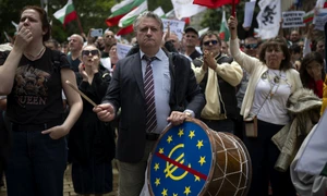 protest bulgaria impotriva monedei euro foto x jpeg
