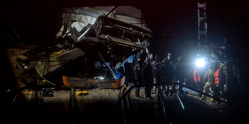 Accident feroviar 20 ianuarie lângă Barcelona, Spania FOTO Profimedia
