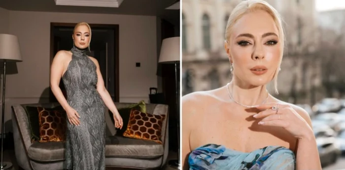 Giulia Nahmany a avut două rochii pe scena Selecției Naționale foto: Yolo Media 