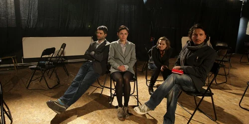 Actorii bucureşteni s-au mutat de mai bine de o lună la Cluj pentru repetiţii (foto: adevarul)