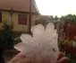 Grindină cât un ou în Timiş