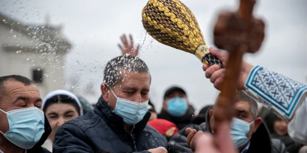 Slujba de Bobotează la Iaşi foto Andrei Luca