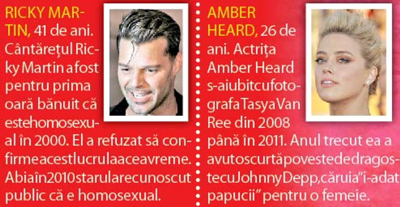 Şi ei şi-au mascat orientarea sexuală