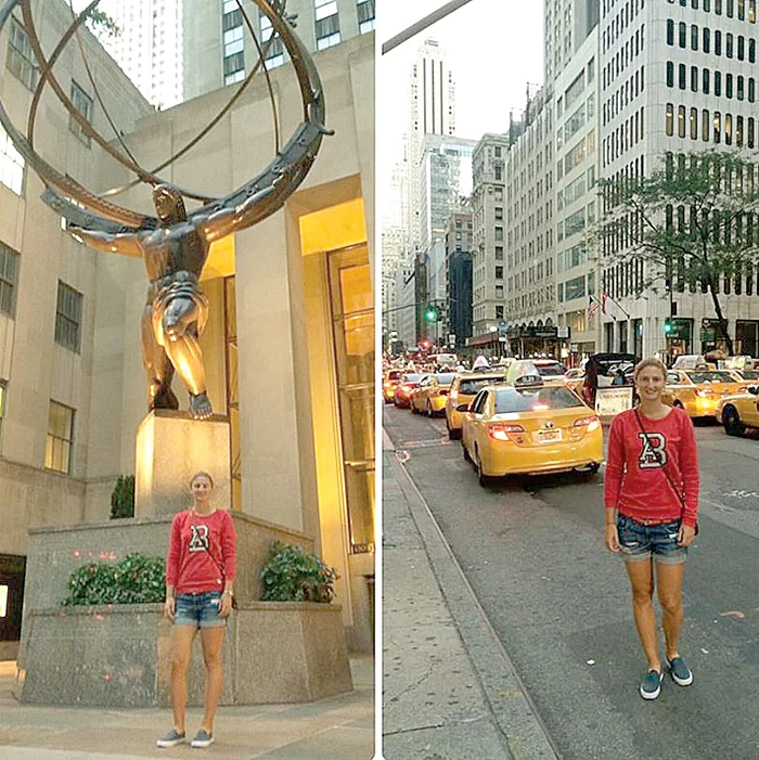 Irina Begu, favorită 28 la US Open, a vizitat sâmbătă New Yorkul