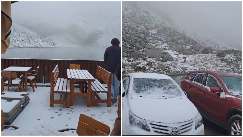 Vremea se răcește brusc în România. Primii fulgi de zăpadă au apărut la Bâlea Lac. Cum va fi vremea în următoarele patru săptămâni