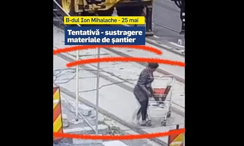 furt linii tramvai captură video Primăria Sectorului 1 jpg