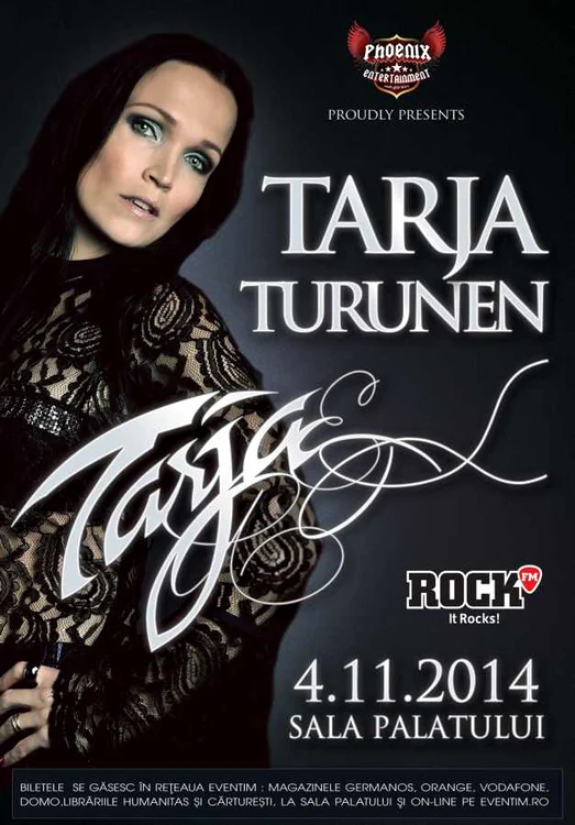 Tarja Turunen afis pheonix entertainment