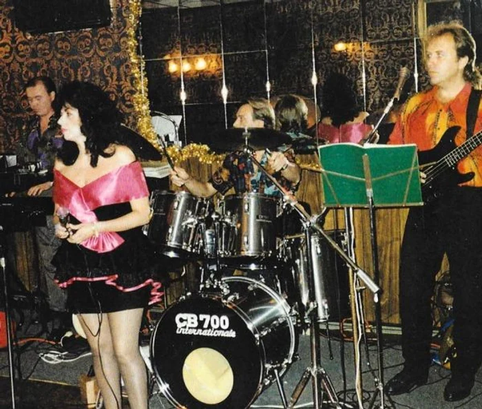 Carmen Muresan, pe vremea cand canta in Trio Express