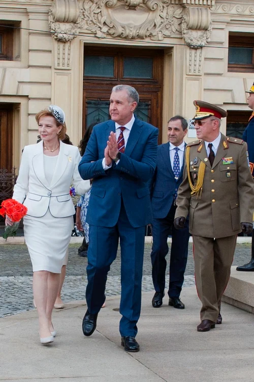 Cuplul regal la festivitățile de 10 mai. FOTO: Casa Majestății Sale