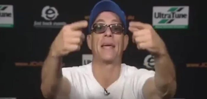 L-au lăsat nervii și pe Van DammeSursă: Captură Youtube