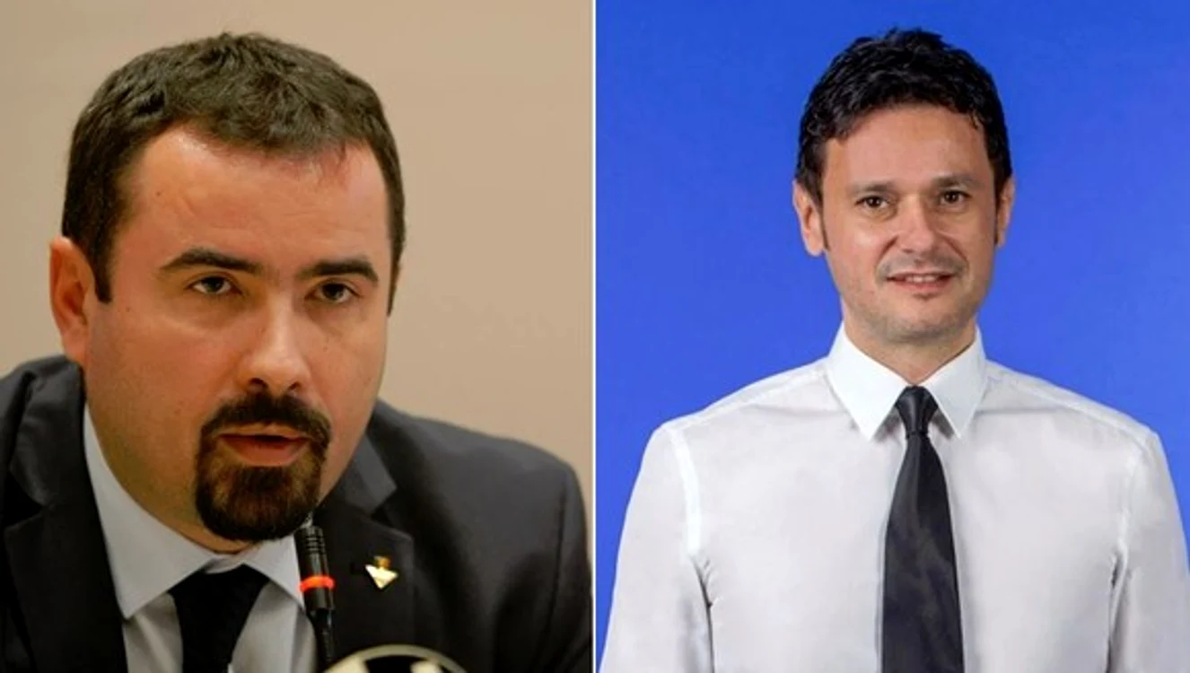 Marin Ștefănel (stânga) ar putea fi înlocuit cu Răzvan Sava (dreapta)