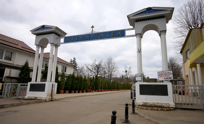 Poarta Cimitirului „Eternitatea” din Iași Sursa foto: Servicii Publice Iași