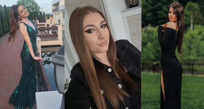 Absolventele de 10 la BAC din Vâlcea - Mihaela, Ana și Daria. Foto Colaj jpg