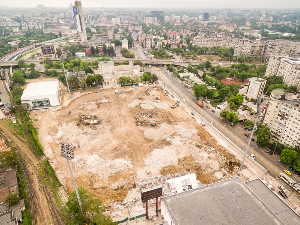 
    În Giulești nu mai sunt urme ale vechiului stadionFoto: Compania Națională de Investiții  