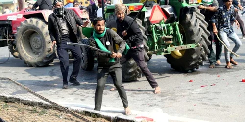 Protest al fermierilor indieni FOTO EPA-EFE