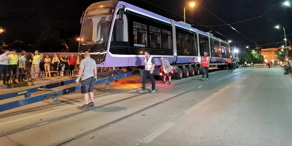 Tramvai Bozankaya la Timişoara FOTO Ş.Both