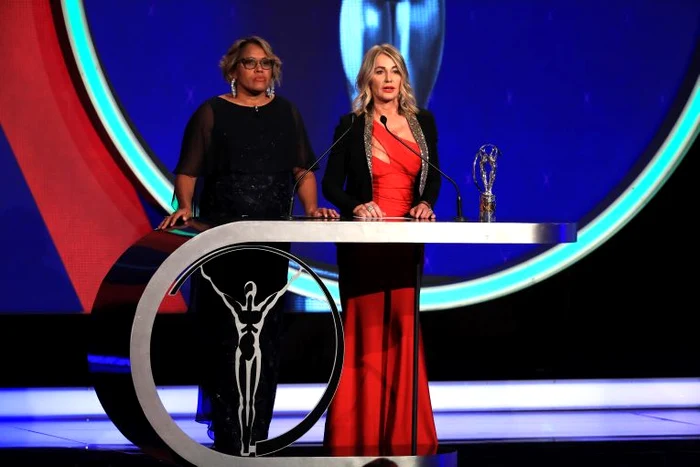Nadia Comăneci a anuntat câștigătoarea premiului pentru Sportiva Anului 2018 la Premiile LaureusFOTO: Guliver/ Gettyimages