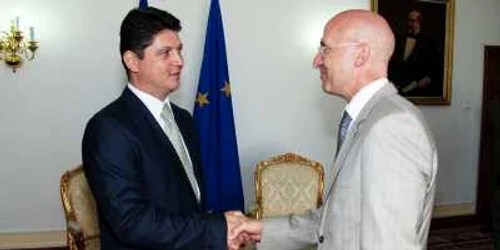 Întrevederea ministrului Titus Corlăţean cu Philippe Gustin, ambasadorul Republicii Franceze în România