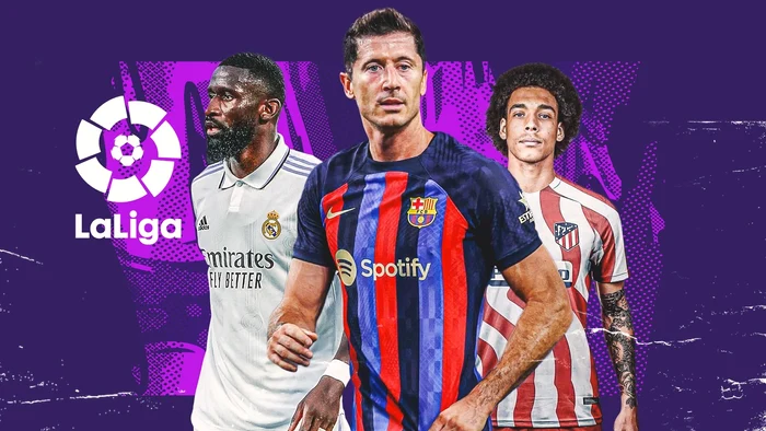Rüdiger, Lewandowski și Witsel, marile vedete din LaLiga. FOTO: Facebook