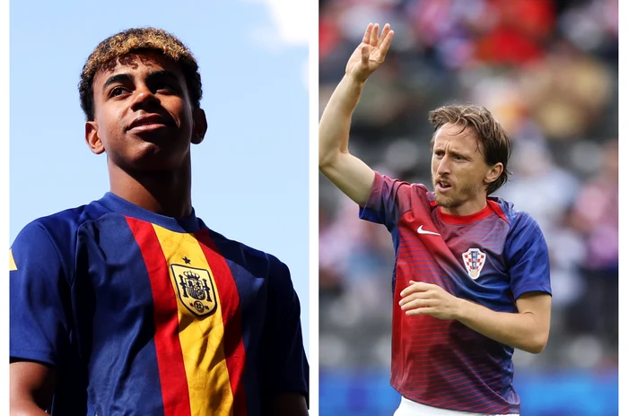 Yamal vs Modric. FOTO EUFA EURO 2024