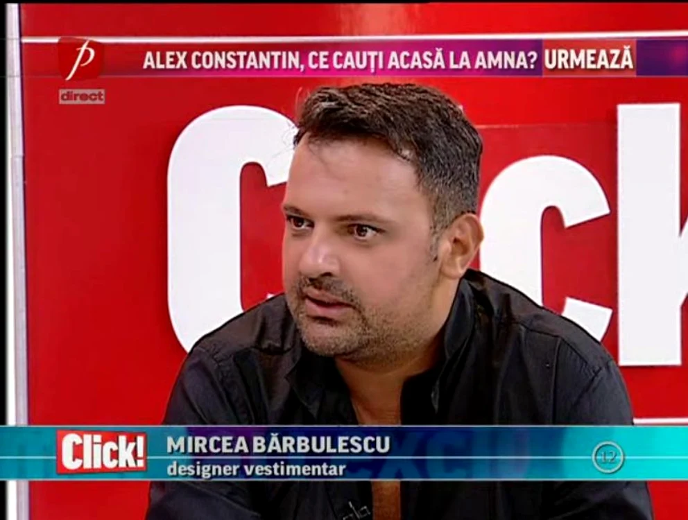 Mircea Bărbulescu a comentat ţinute celor prezenţi la nunta lui Pepe, în cadrul emisiunii Click! de la Prima Tv