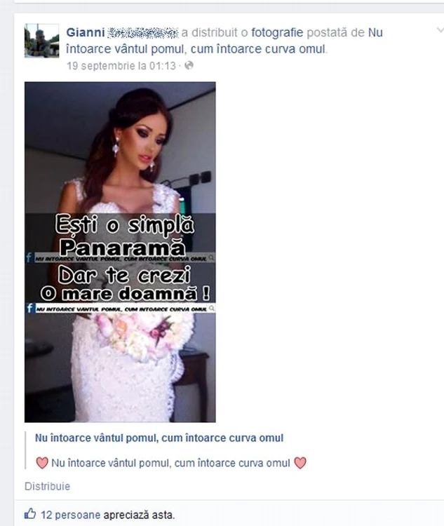 Bianca Drăguşanu, jignită de fratele mai mare al lui Pepe