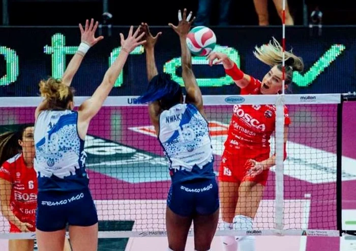 Adelina Ungureanu în atac pentru CuneoFOTO: Facebook